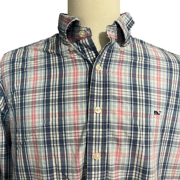 Vineyard Vines Shep & Ian Men's Paid Whale Shirt Slim Fit Button Down Sz XL - Picture 1 of 5